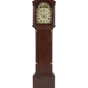 A George III Oak Tall Case Clock Late 351291