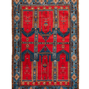 A Kuba Wool Prayer Rug
Circa 1900
5