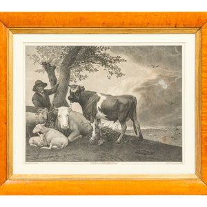 The Cow-Herd Engraving, by G.S. & J.G