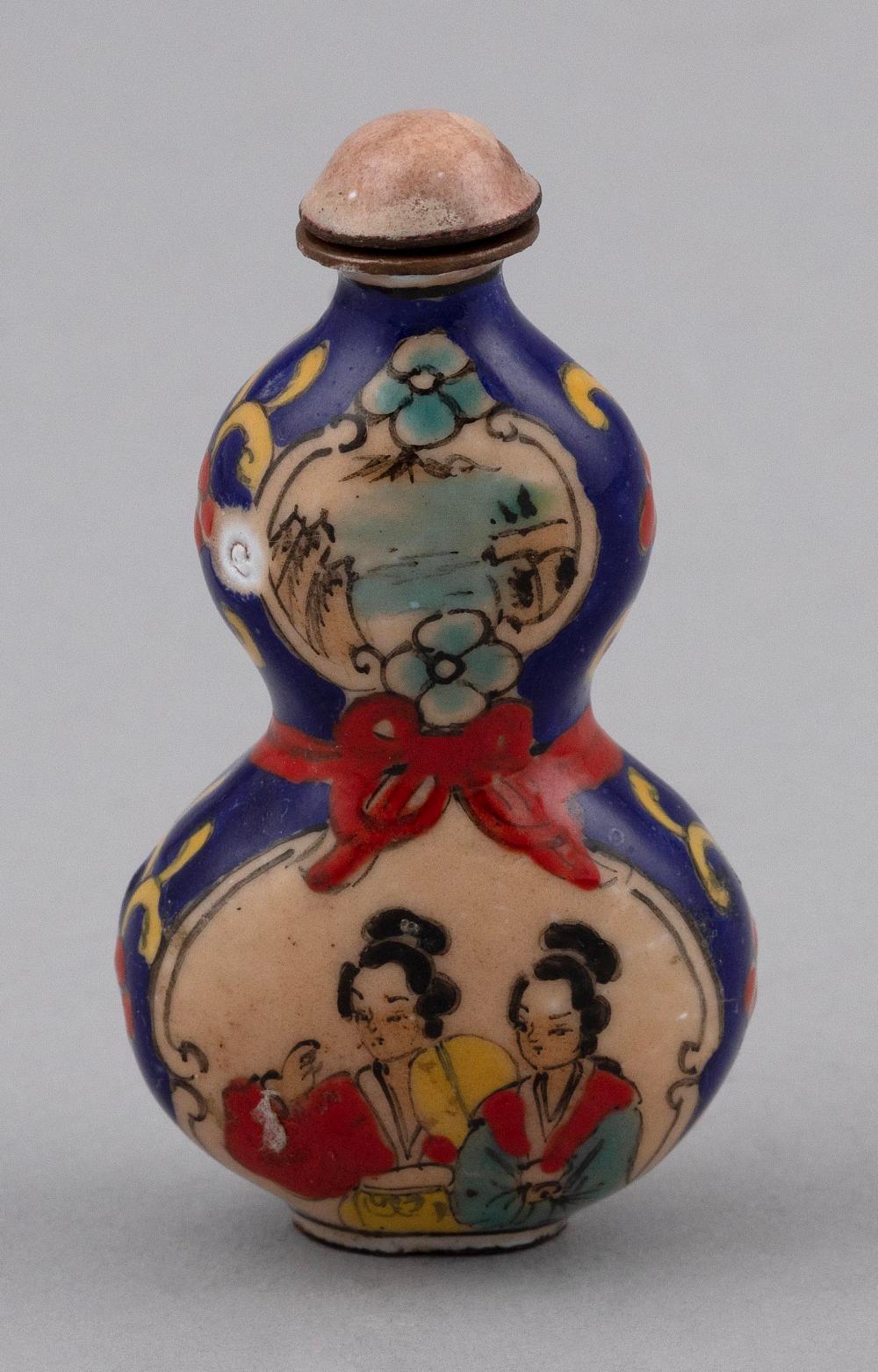 CHINESE POLYCHROME ENAMEL SNUFF 351407