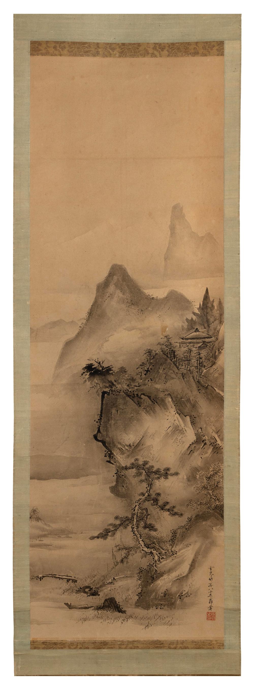 JAPANESE SCROLL PAINTING MEIJI 351481