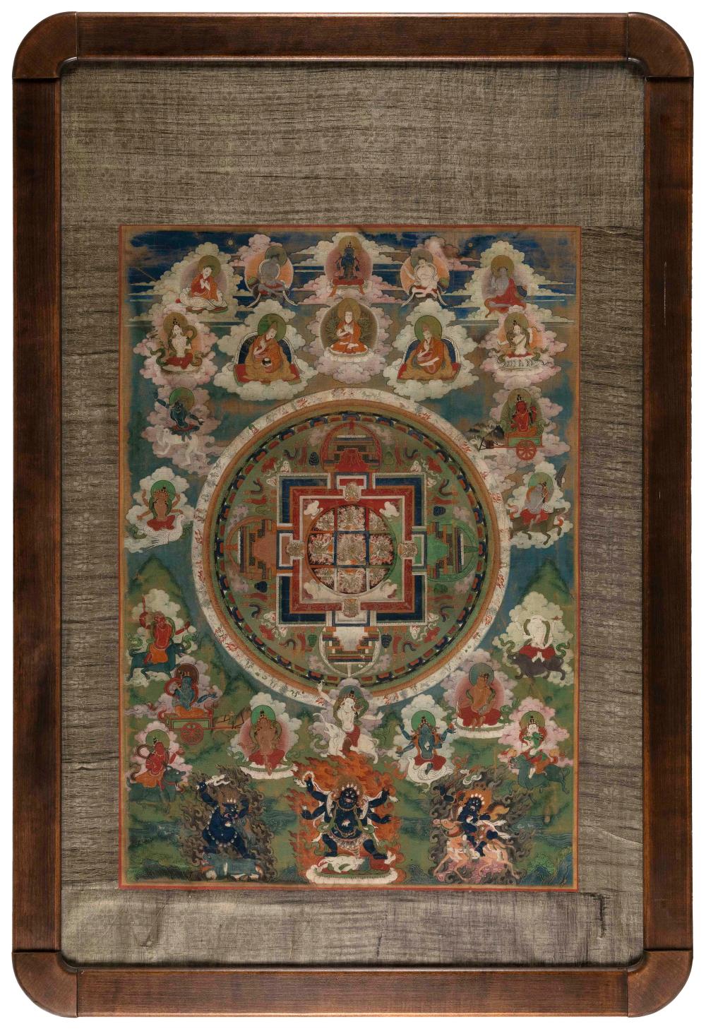 KOREAN THANGKA 19TH CENTURY ON 351490