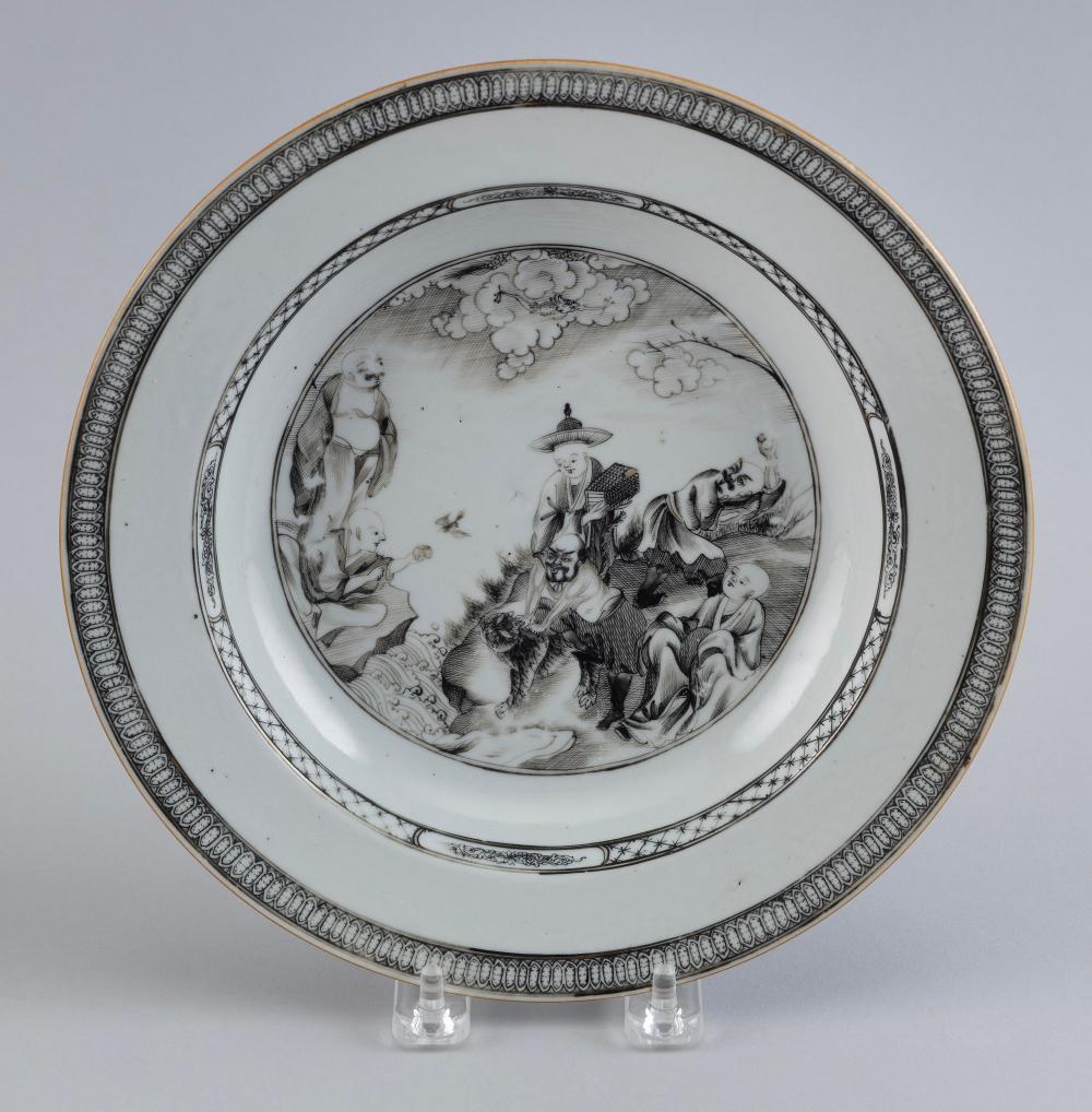 CHINESE EXPORT GRISAILLE PORCELAIN 35149e