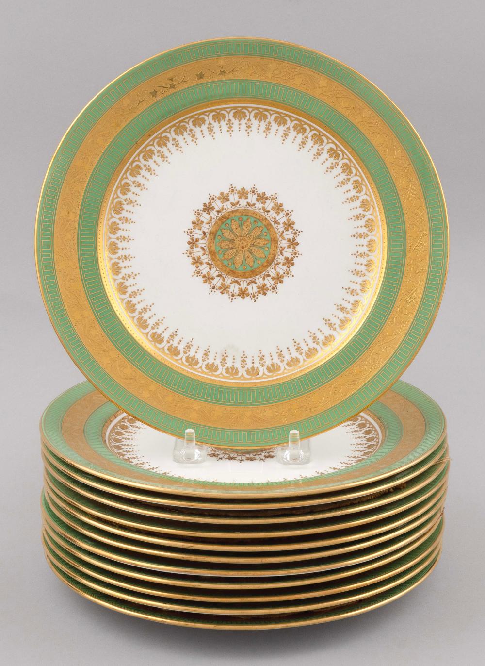 SET OF TWELVE MINTON FOR TIFFANY & CO.