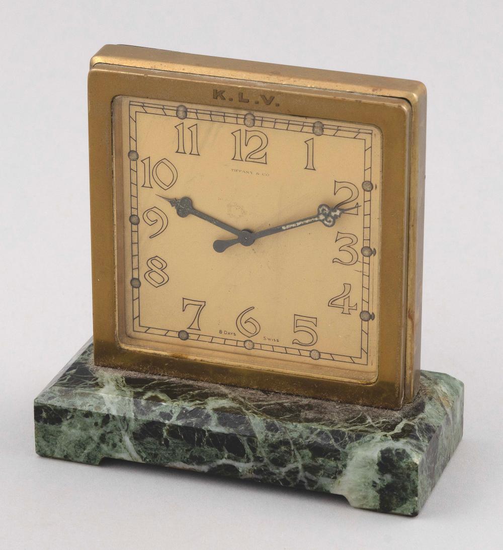 TIFFANY CO SWISS DESK CLOCK 351587