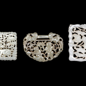 Three Chinese Carved and Reticulated 351596