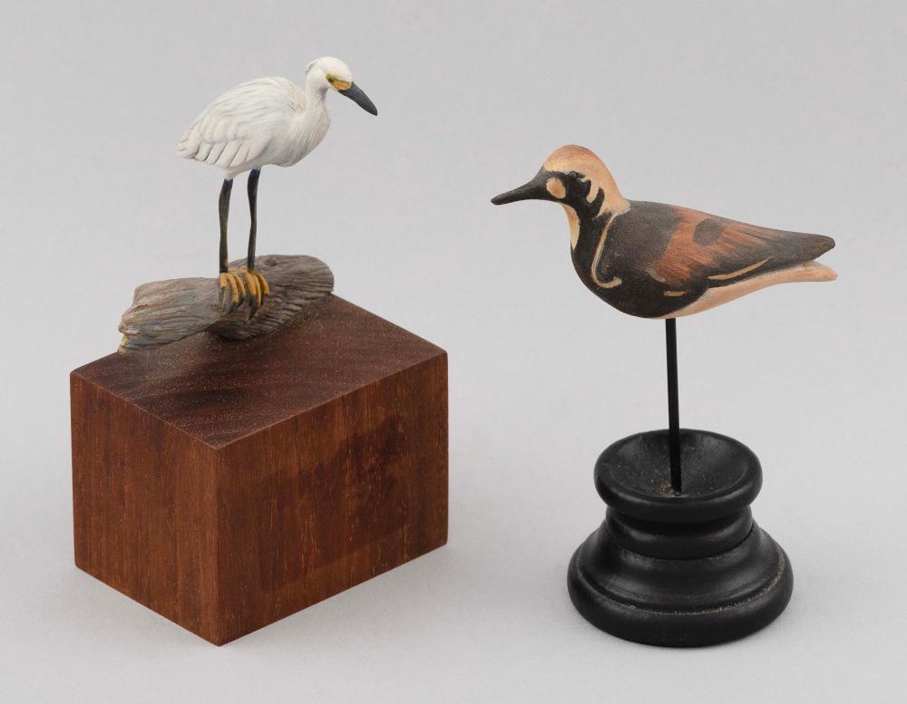 TWO ERIC KAISER MINIATURE BIRD