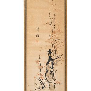 Two Chinese Ink and Color Paintings