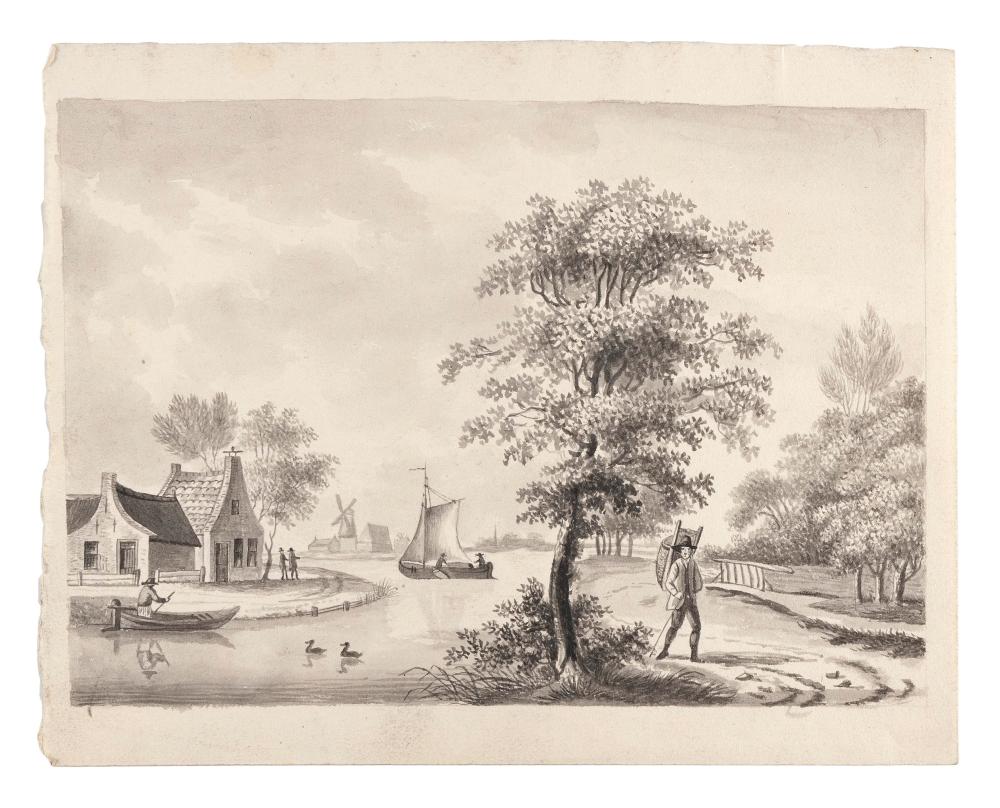 DUTCH SCHOOL (18TH CENTURY,), CANAL