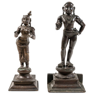 A Pair of Indian Festival Bronze 3516fd