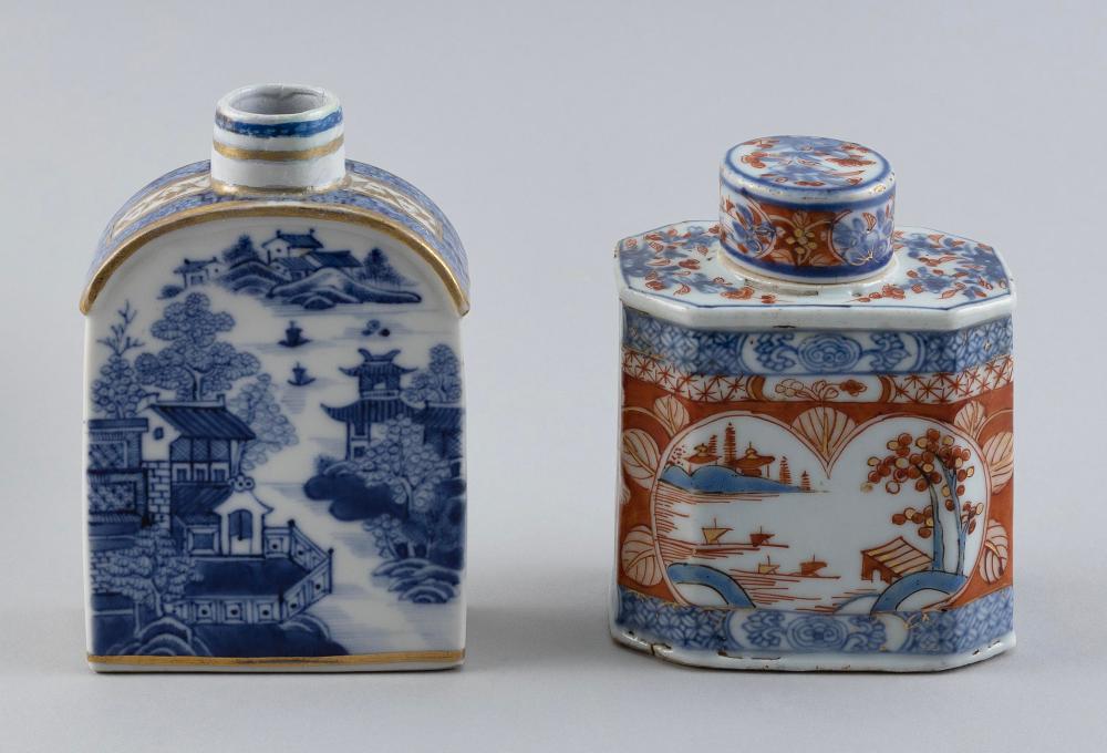 TWO CHINESE EXPORT PORCELAIN TEA