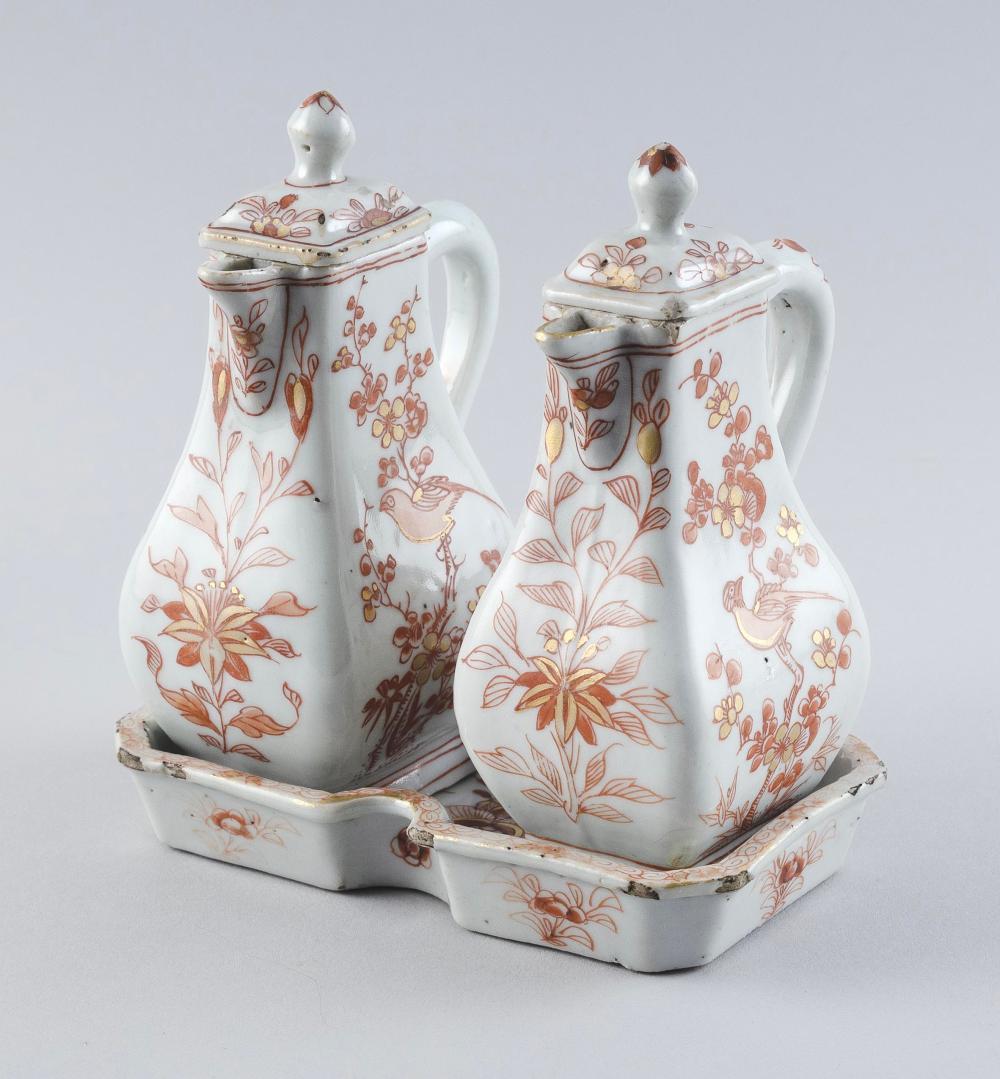 CHINESE EXPORT ORANGE AND WHITE 35174a