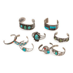 Assortment of Navajo and Zuni Silver