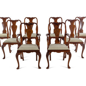 A Set of Eight George I Style Walnut 351924