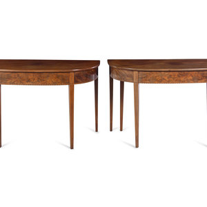 A Pair of George III Style Mahogany