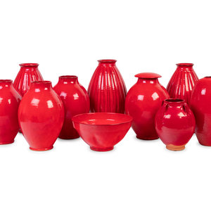 Ten American Studio Pottery Vessels