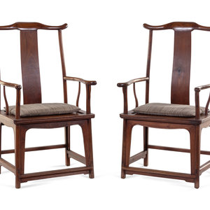 A Pair of Chinese Hardwood Scholar s 351943