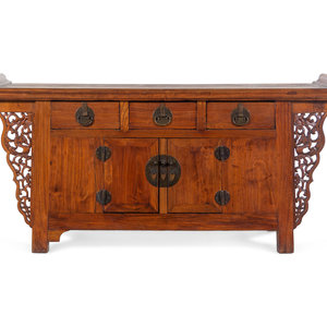 A Chinese Hardwood Three Drawer 351947