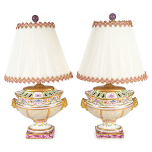 A Pair of Continental Porcelain 351961