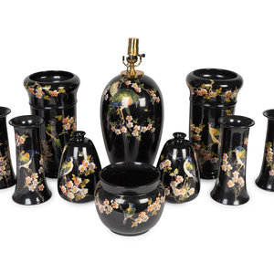 A Collection of Bretby Cloisonne Ware