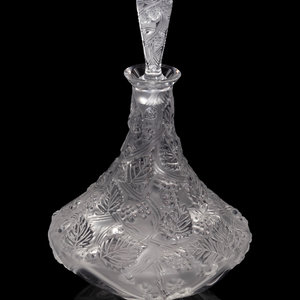 A Lalique Baies et Feuilles Decanter Second 351999