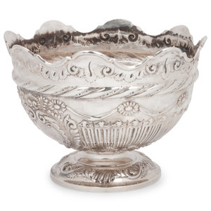 A Victorian Silver Rose Bowl 
Frederick