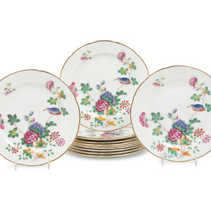 Twelve Wedgwood Cuckoo Porcelain