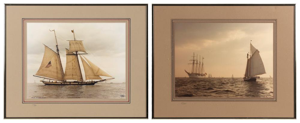 TWO MARITIME PHOTOGRAPHS BY FRANK