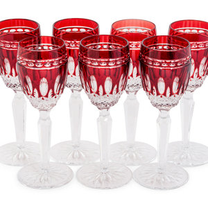 A Set of Sixteen Waterford Red 34f37c