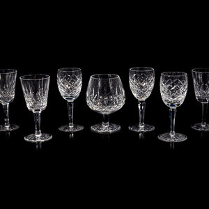 A Group of Waterford Glass Stemware