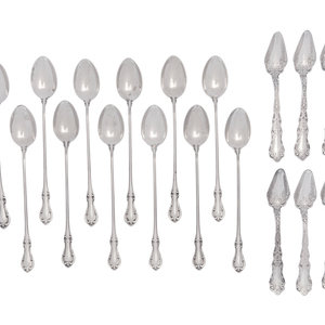 A Set of Twelve American Silver