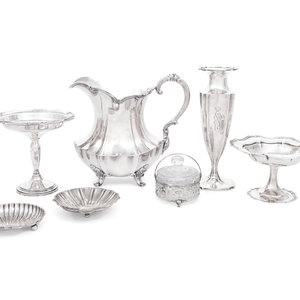 A Group of American Silver Table