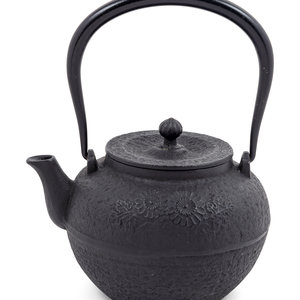 A Japanese Bronze Teapot 20th Century Height 34f3e5