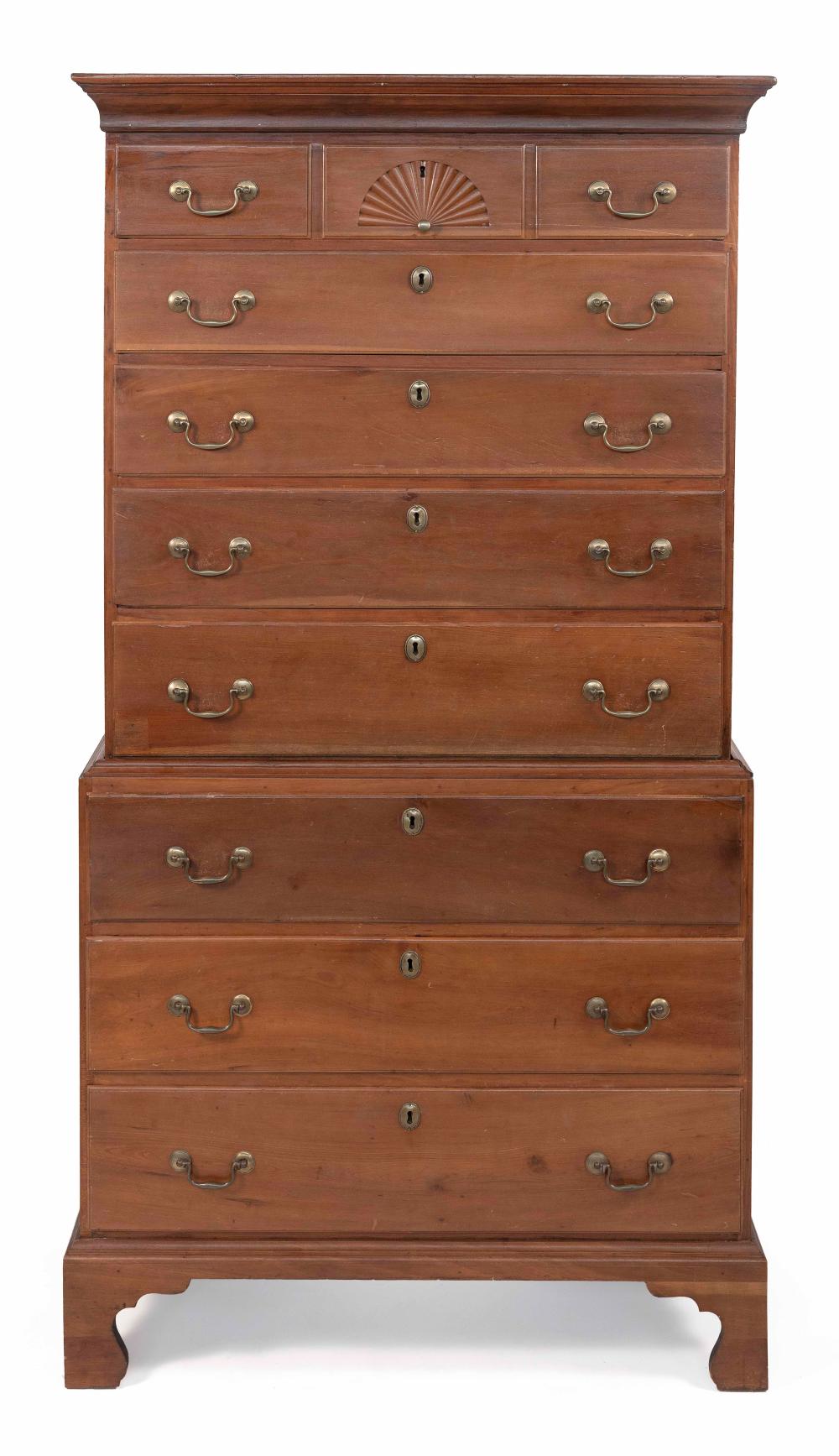 CHIPPENDALE CHEST ON CHEST NEW 34f44a