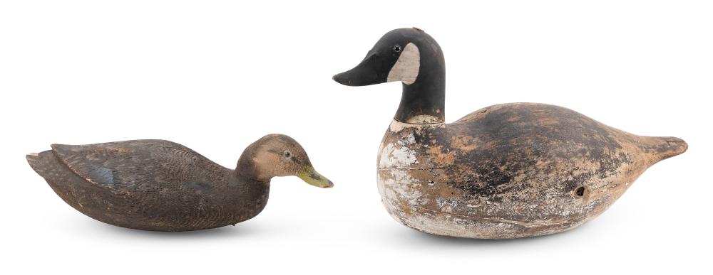 TWO FACTORY DECOYS 20TH CENTURY 34f4a2