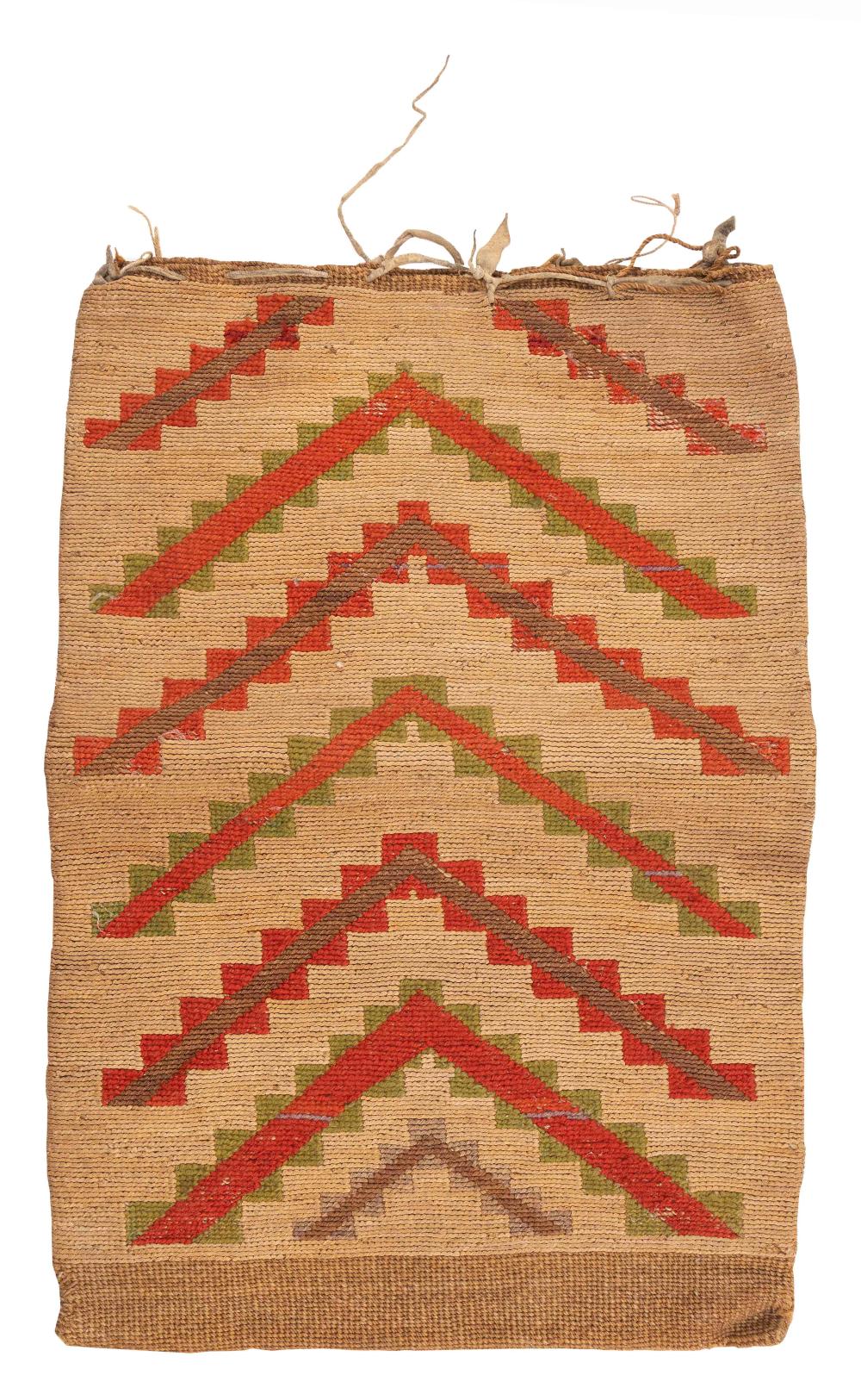 NEZ PERCE CORN HUSK BAG EARLY 20TH 34f4b1