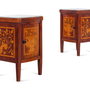 A Pair of Continental Marquetry 34f4e7