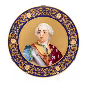 A Vienna Porcelain Charger Depicting