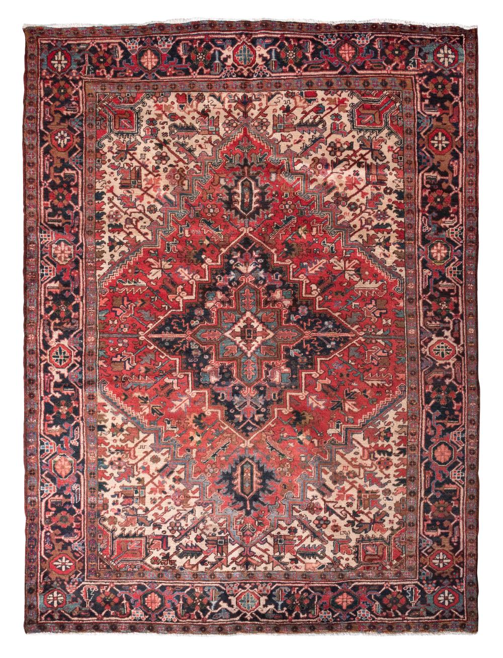 HERIZ RUG: 7’1” X 9’9”