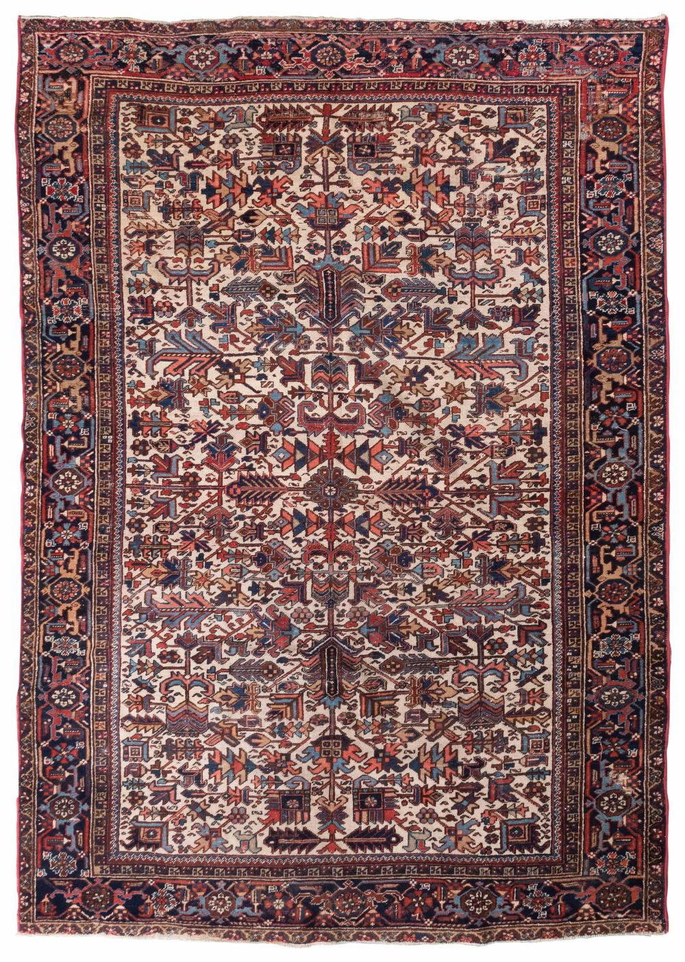 HERIZ RUG: 8’2” X 11’5”