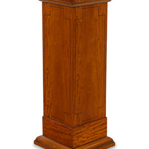 An Edwardian Satinwood Pedestal Circa 34f56f