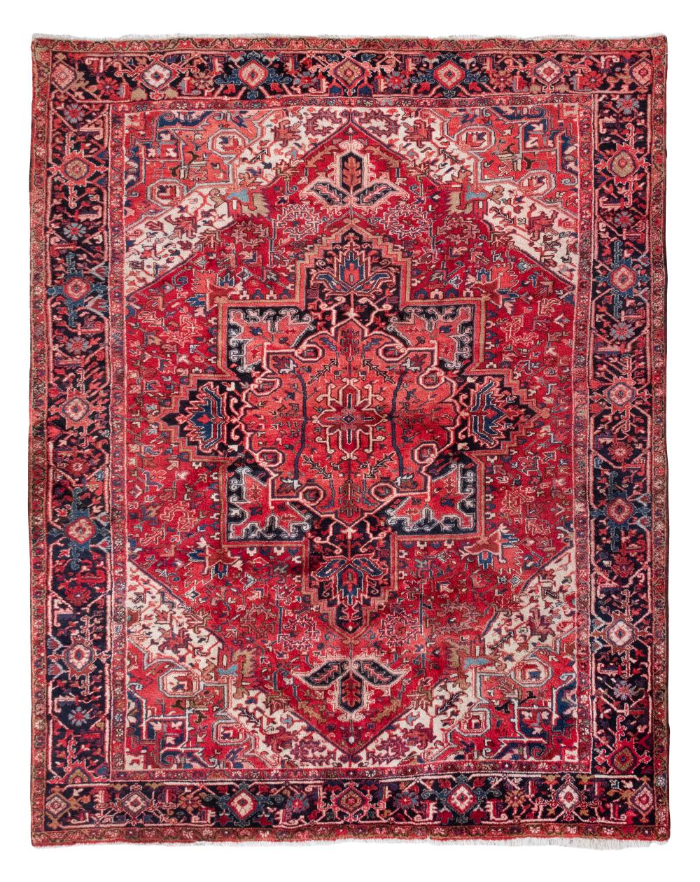 HERIZ RUG: 8’8” X 11’0”