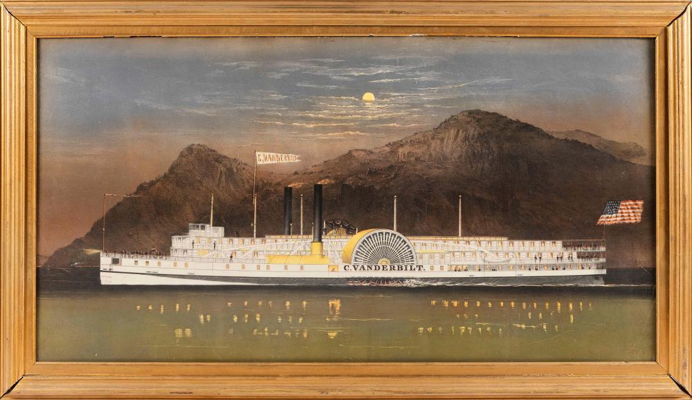 CHROMOLITHOGRAPH OF THE HUDSON