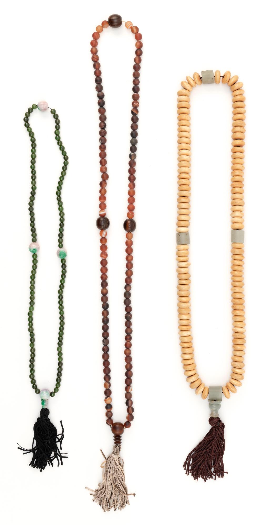 THREE CHINESE MALAS 19TH 20TH CENTURY 34f639