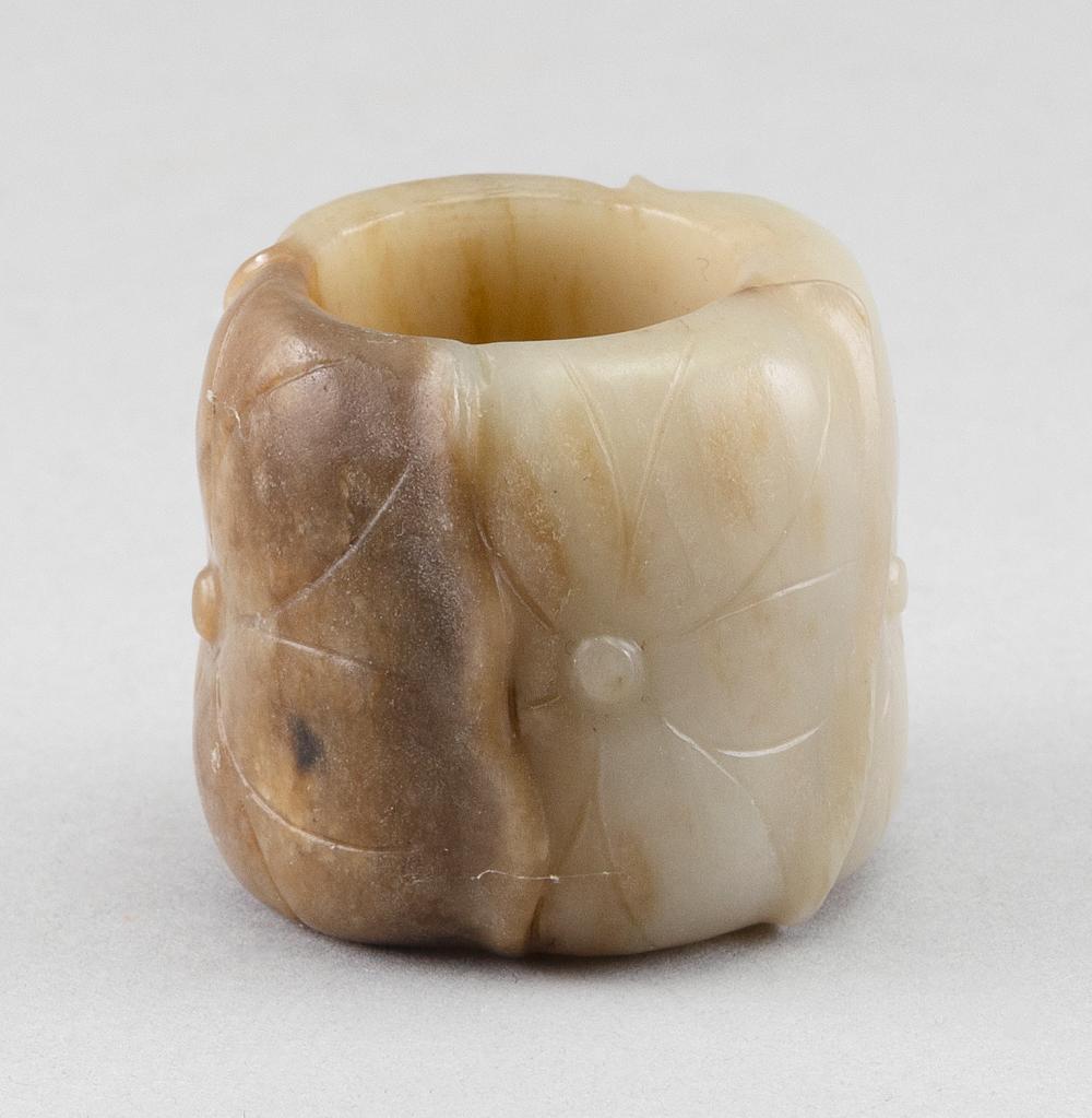 CHINESE CARVED CHICKEN BONE JADE