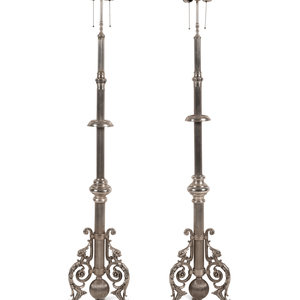 A Pair of French Neoclassical Silvered 34f67b