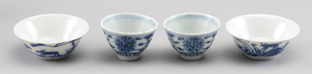 FOUR CHINESE BLUE AND WHITE PORCELAIN 34f694