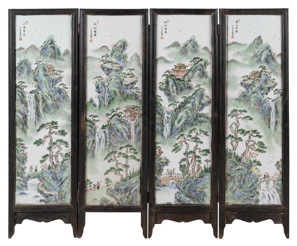 CHINESE FAMILLE VERTE PORCELAIN