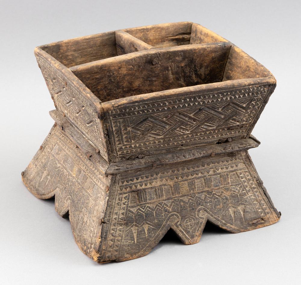 INDO-PERSIAN WOODEN BOX 19TH CENTURY