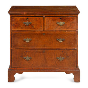 A George II Burl Walnut Chest of 34f71c